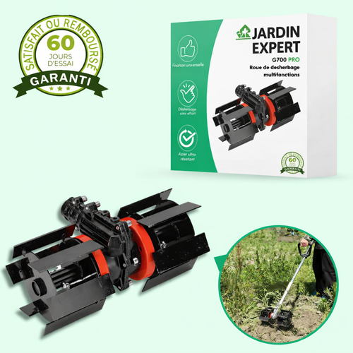 G700 PRO - Roue de Désherbage Multifonctions – Outil Efficace pour Entretien de Jardin et Élimination des Mauvaises Herbes